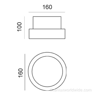 Usine directe moderne 12w Ip54 Appliques Murales Jardin